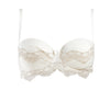 Ladies Fabulous Sexy Cream Under Band Lavish Lace Embroidery Bridal Bra A124