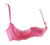 Ladies Naughty Sexy Shelf Open Half Cup Padded Underwired Lace Trimmed Bra