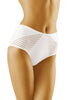 Ladies Beautiful Sheer Stripy Front Comfortable Cotton Brief