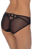 Gorgeous Sheer Mesh Heart Embroidered Design Brief A140