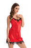 Gorgeous Satin Chemise With Hem & Neckline Black Lace