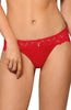 Ladies Beautiful Floral Lace Pretty Satin Diamante Bow Brief A163