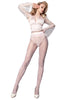 Ladies Gorgeous All Over Swirls Details Bridal Wedding Thights