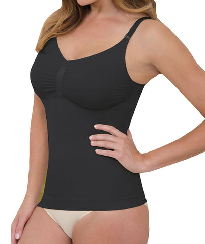 Ladies Fabulous Natural Support Firm Compression Adjustable Straps Shaping Camisole
