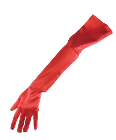 Ladies Gorgeous Sexy Long Length Over Elbow Satin Evening Gloves