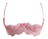 Ladies Beautiful Sexy Plus Size Curvy Embroidered Lace Open Cup Shelf Balcony Bra