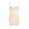 Ladies Elegant Firm Compression  Soft Shaping Open Bust Full Slip