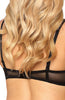 Ladies Gorgeous Sheer Mesh Stunning Swirls Embroidered Lace Diamante Satin Bow Removable Pads Underwired Push Up Bra A 176