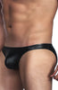 Sexy Black Wet Look Stretchy Men`s Brief