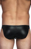 Sexy Black Wet Look Stretchy Men`s Brief