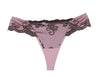 Ladies Beautiful Sexy Floral Embroidered Lace Thong A134