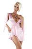 Elegant Satin Sleeve Design Flattering Cut Peignoir
