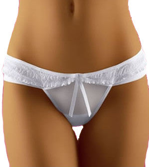 Ladies Fabulous Comfortable Mini Brief With Top Frill And Small Bow