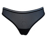 Gorgeous Sheer Mesh Heart Embroidered Design Brief A140
