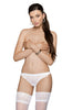 Ladies Gorgeous Soft Sheer Tulle Stunning Flower Lace Embroidery Back Thong A168