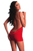 Glamorous Soft Stretchy Party Dress With Matching Thong