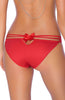 Ladies Pretty Sexy Strappy Satin Bow Brief A146