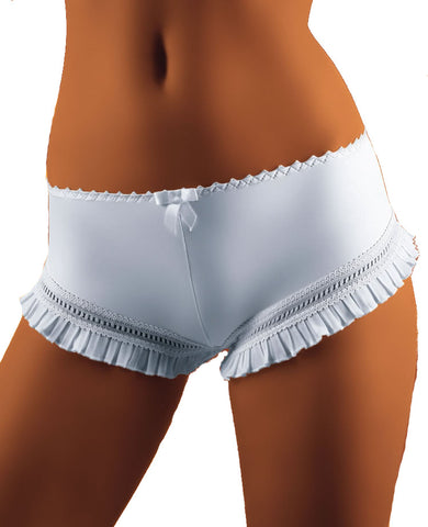 Ladies Gorgeous Pair Of Shorts With Pretty Frilly Edges