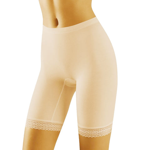 Ladies Fabulous Comfortable High Waist Bottom Lace Belt Decoreted Shaping Shorts