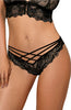 Ladies Beautiful Sexy Floral Embroidered Scalloped Edges Strapy Thong A161