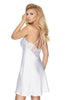 Ladies Beautiful White Satin Stunning Lace Bridal Nightdress