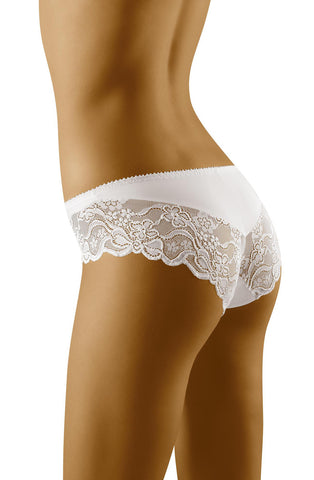Ladies Beautiful White Floral Lace Brief