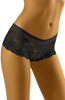 Ladies Georgeous White Embroidered Lacy Shorts With Stripy Band
