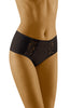 Ladies Fabulous Elastic Stripped Front Floral lace High Waist Brief