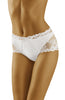 Ladies Elegant Vertical Cuts Gorgeous Floral Lace High Brief